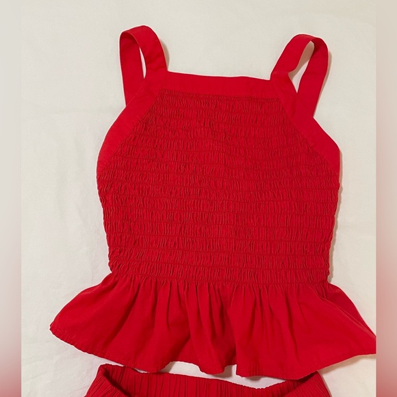 SOLD Free People Fez Set in Red Tulip size XS - Picture 9 of 13